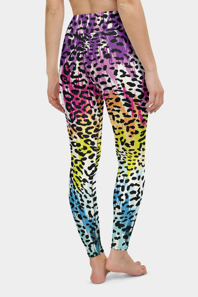 Colorful Leopard Yoga Pants - SeeMyLeggings