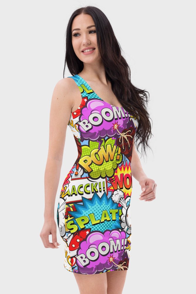 Comic Pop Art Dress - SeeMyLeggings