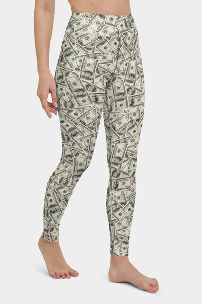 Dollar Bills Yoga Pants - SeeMyLeggings