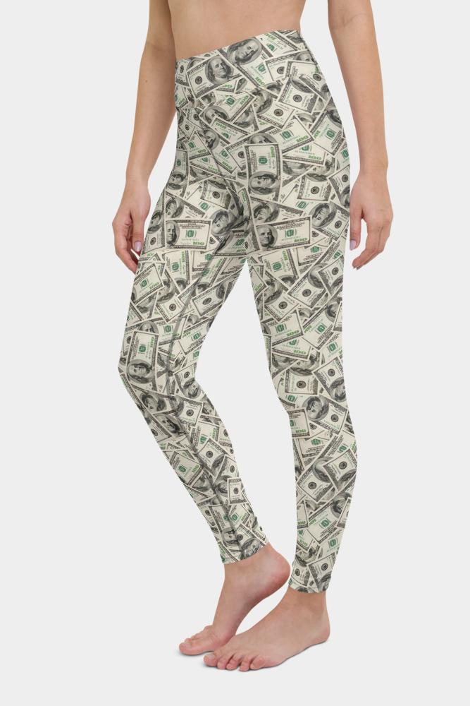 Dollar Bills Yoga Pants - SeeMyLeggings