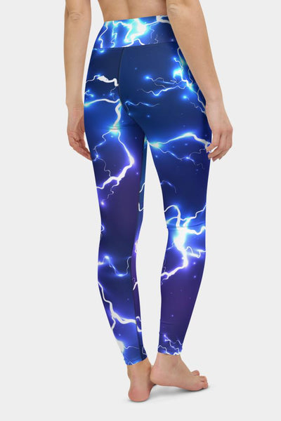 Electric Lightning Yoga Pants - SeeMyLeggings