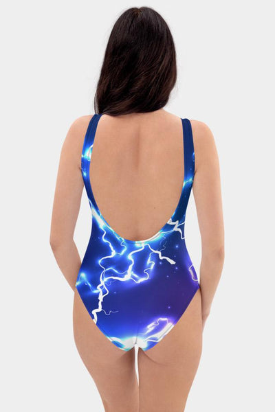 Electric One-Piece Swimsuit - SeeMyLeggings