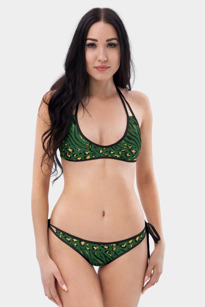 Green Cheetah Bikini - SeeMyLeggings