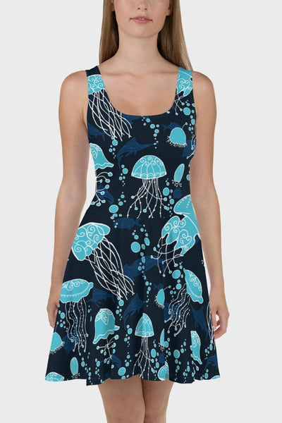 Jellyfish Skater Dress - SeeMyLeggings