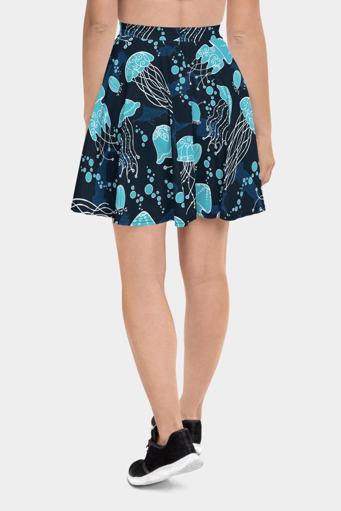 Jellyfish Skater Skirt - SeeMyLeggings