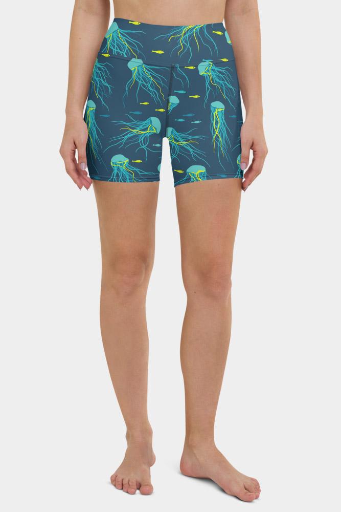 Jellyfish Yoga Shorts - SeeMyLeggings