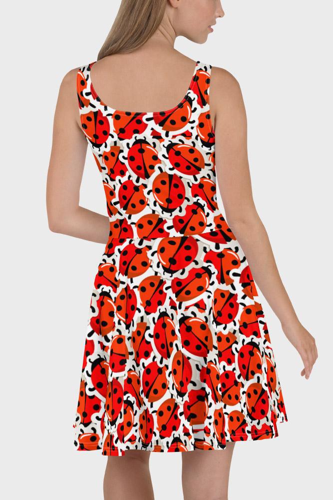 Ladybug Skater Dress - SeeMyLeggings