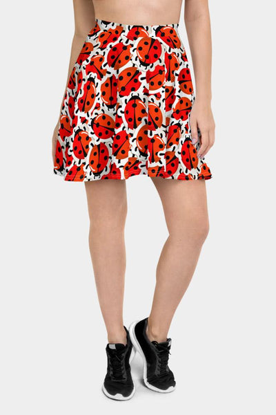 Ladybug Skater Skirt - SeeMyLeggings