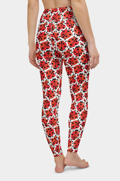 Ladybugs Yoga Pants - SeeMyLeggings