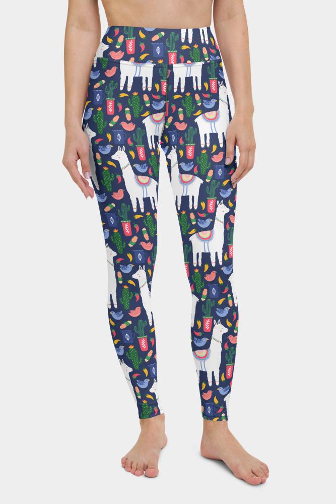 Llama Yoga Pants - SeeMyLeggings