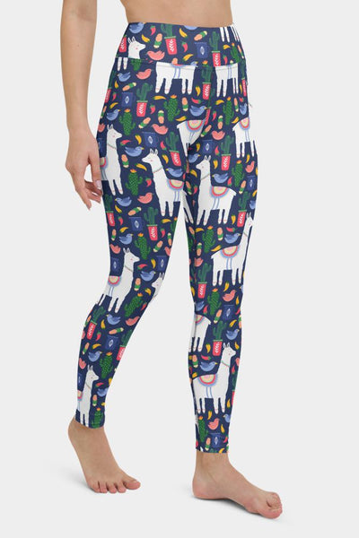 Llama Yoga Pants - SeeMyLeggings