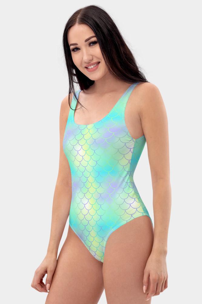 Mermaid One-Piece Swimsuit - SeeMyLeggings