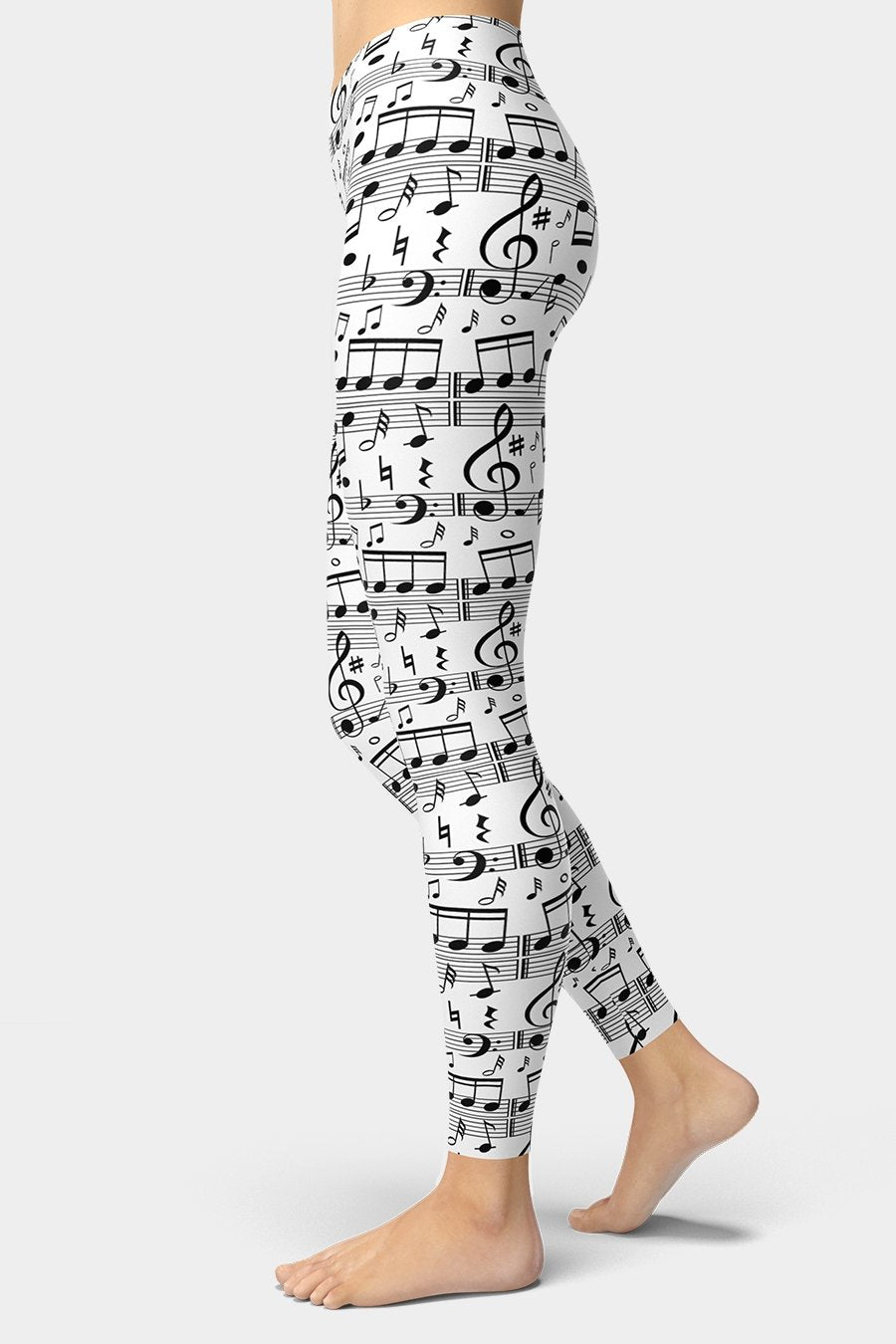 Music Note Leggings - SeeMyLeggings