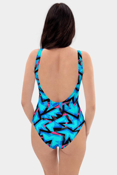 Neon One-Piece Swimsuit - SeeMyLeggings