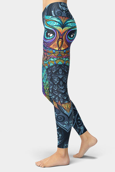 Owl Ornamental Leggings - SeeMyLeggings