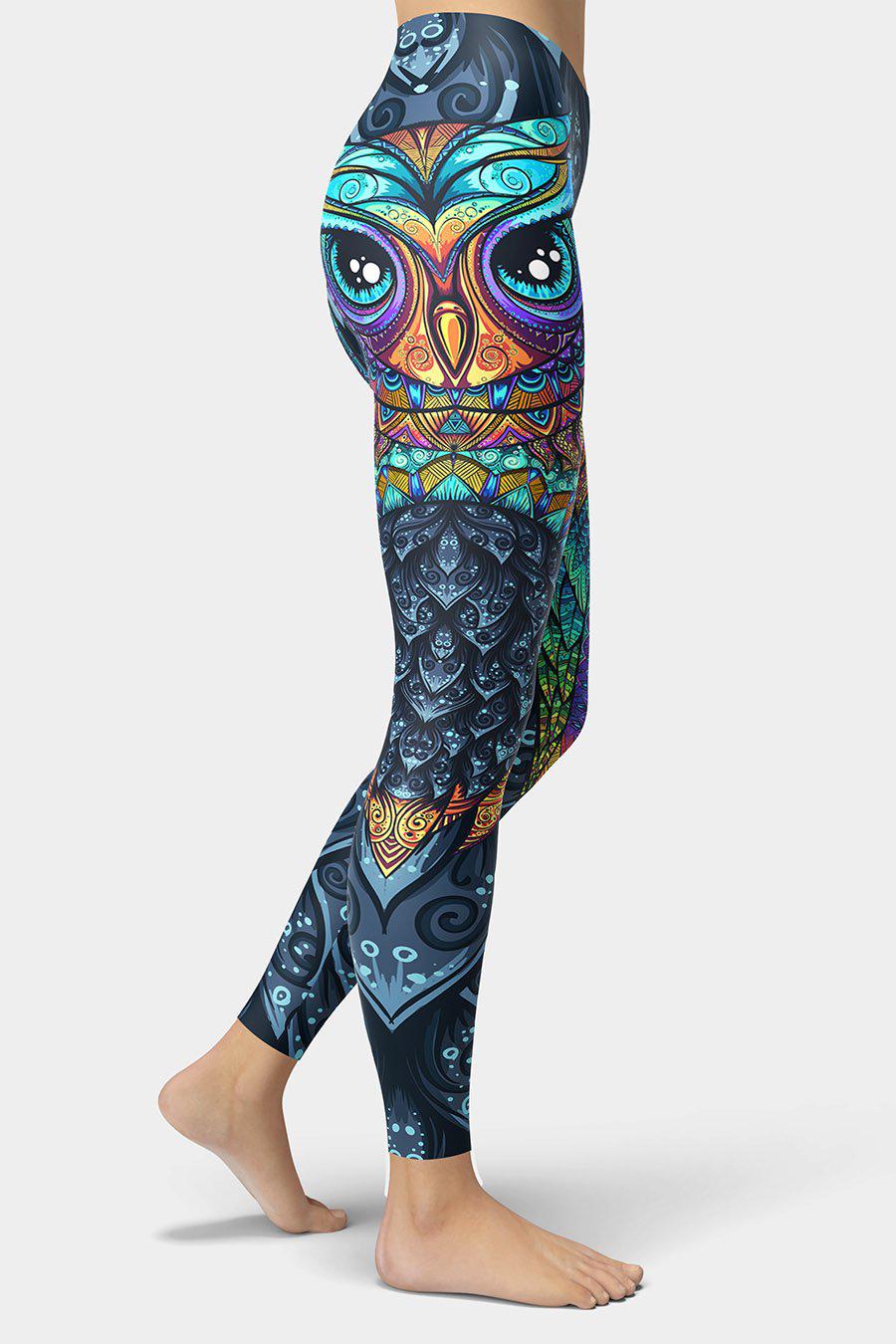 Owl Ornamental Leggings - SeeMyLeggings