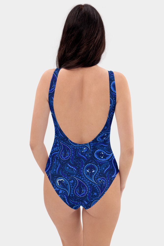 Paisley One-Piece Swimsuit - SeeMyLeggings
