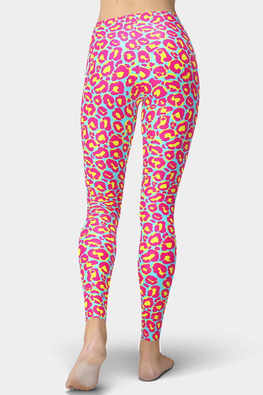 Pink Leopard Leggings - SeeMyLeggings