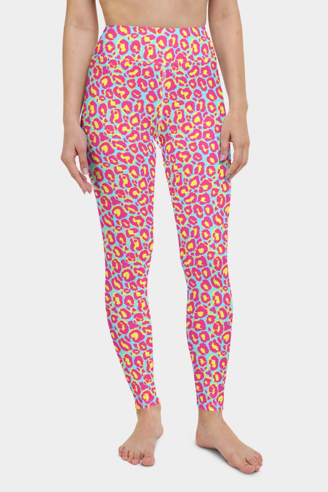 Pink Leopard Yoga Pants - SeeMyLeggings