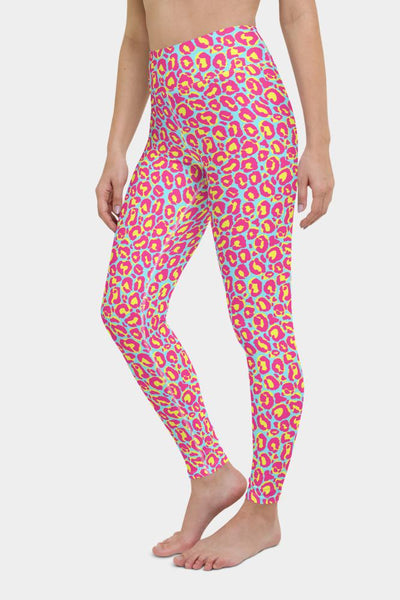 Pink Leopard Yoga Pants - SeeMyLeggings
