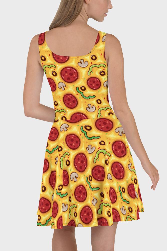 Pizza Skater Dress - SeeMyLeggings