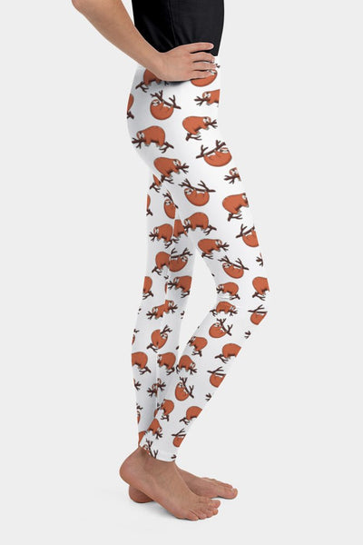 Sloths Youth Leggings - SeeMyLeggings