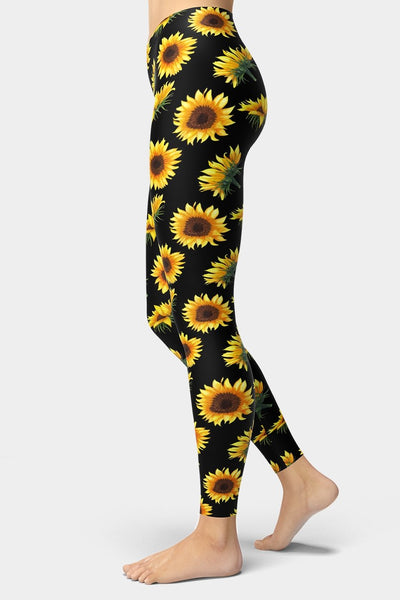 Sunflower Leggings - SeeMyLeggings