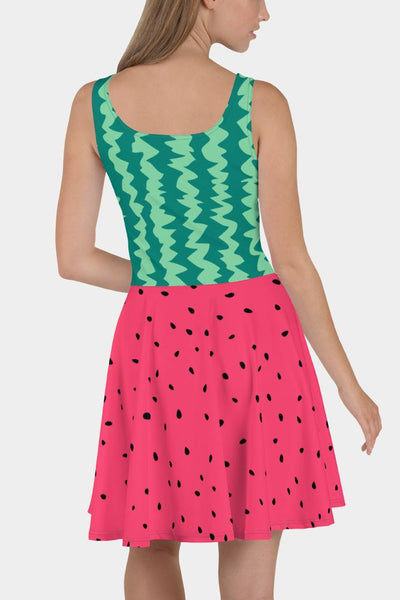 Watermelon Skater Dress - SeeMyLeggings