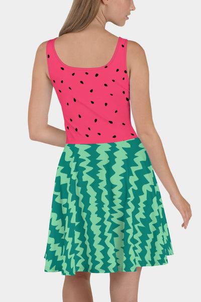 Watermelon Skater Dress - SeeMyLeggings