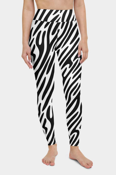 Zebra Stripes Yoga Pants - SeeMyLeggings